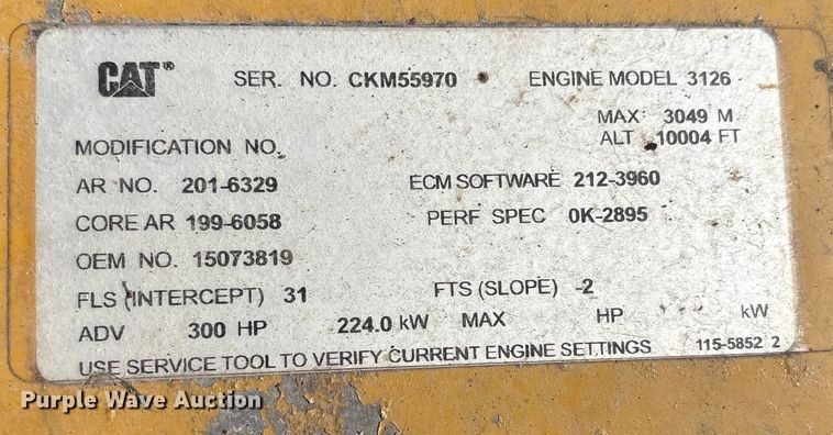 image for item YA1969 2002 GMC C7000 communications truck