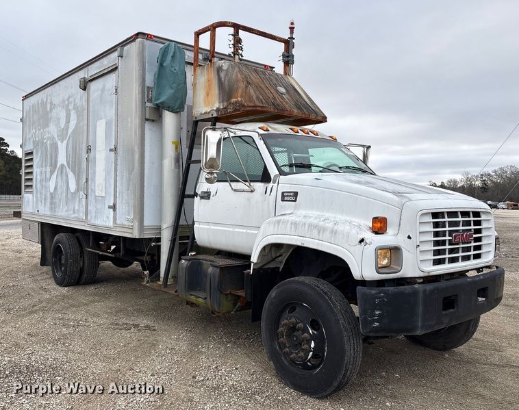 image for item YA1974 1998 GMC C7500 communications truck