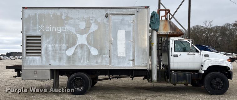 image for item YA1974 1998 GMC C7500 communications truck