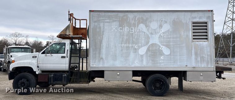 image for item YA1974 1998 GMC C7500 communications truck