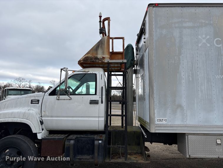 image for item YA1974 1998 GMC C7500 communications truck