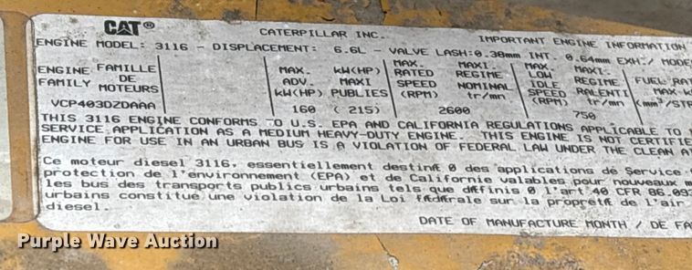 image for item YA1974 1998 GMC C7500 communications truck