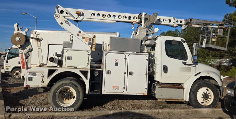 image for item YA1977 2014 Freightliner Business Class M2 cable placer bucket truck