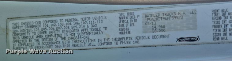 image for item YA1977 2014 Freightliner Business Class M2 cable placer bucket truck