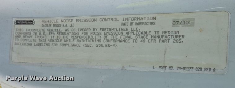 image for item YA1977 2014 Freightliner Business Class M2 cable placer bucket truck