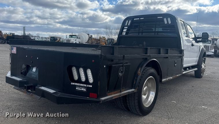 image for item DQ4222 2020 Ford F550 Ext. Cab flatbed truck