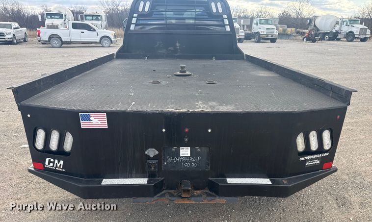 image for item DQ4222 2020 Ford F550 Ext. Cab flatbed truck