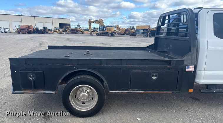 image for item DQ4222 2020 Ford F550 Ext. Cab flatbed truck