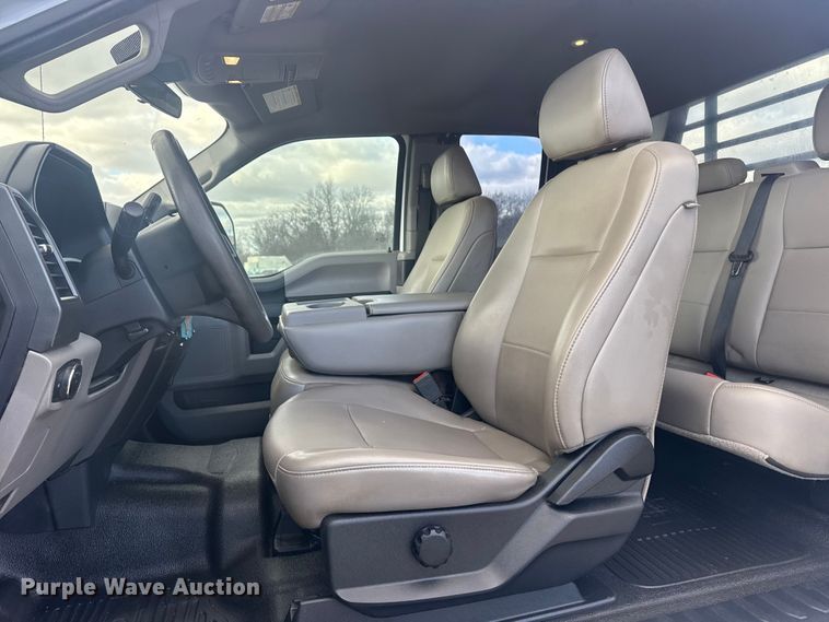 image for item DQ4222 2020 Ford F550 Ext. Cab flatbed truck