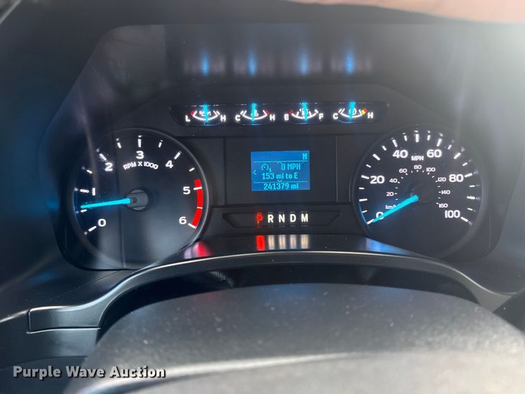 image for item DQ4222 2020 Ford F550 Ext. Cab flatbed truck