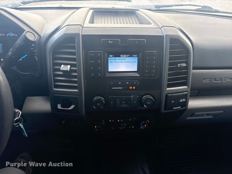 image for item DQ4222 2020 Ford F550 Ext. Cab flatbed truck