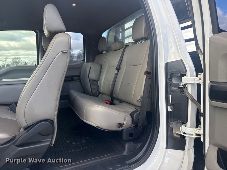 image for item DQ4222 2020 Ford F550 Ext. Cab flatbed truck