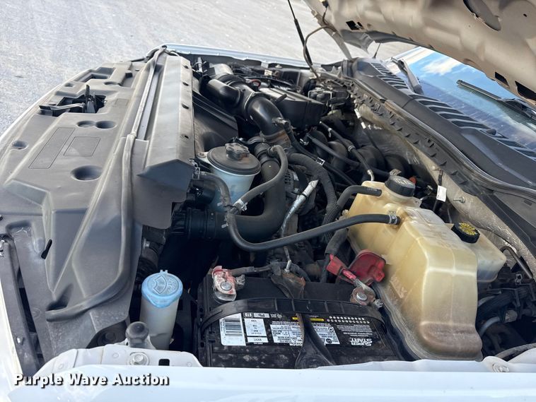 image for item DQ4222 2020 Ford F550 Ext. Cab flatbed truck