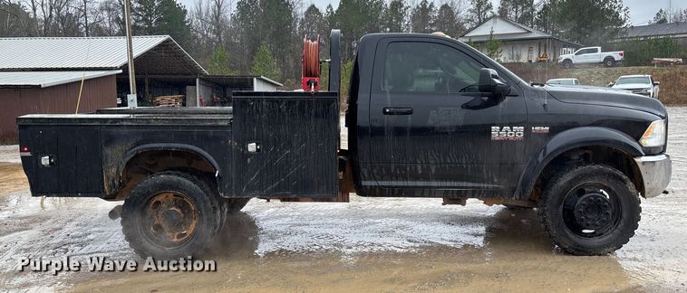 image for item DR2838 2016 RAM 5500 flatbed truck