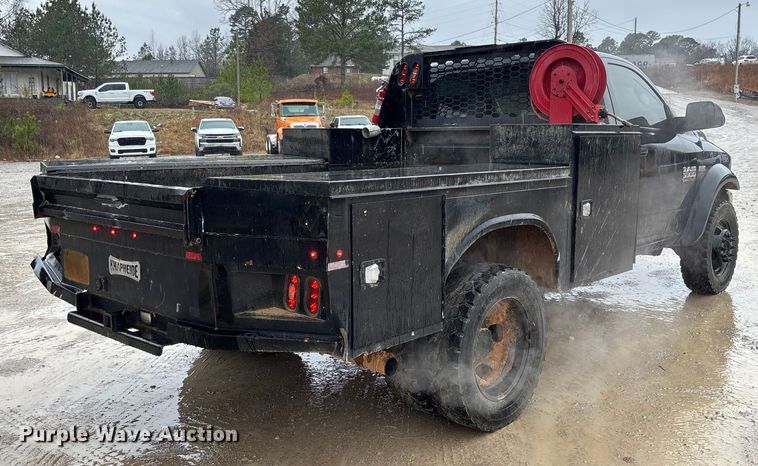 image for item DR2838 2016 RAM 5500 flatbed truck