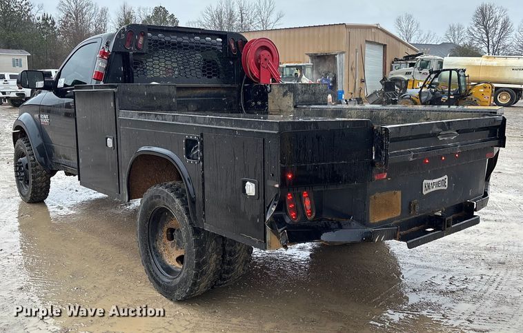 image for item DR2838 2016 RAM 5500 flatbed truck