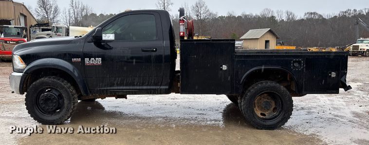 image for item DR2838 2016 RAM 5500 flatbed truck