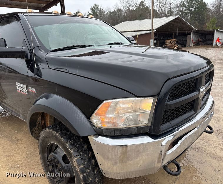 image for item DR2838 2016 RAM 5500 flatbed truck