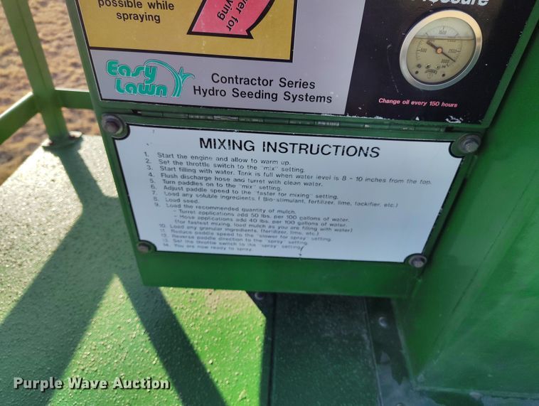 image for item DT0866 Easy Lawn C125 hydroseeder