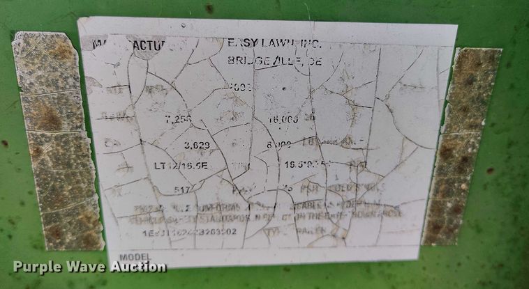 image for item DT0866 Easy Lawn C125 hydroseeder