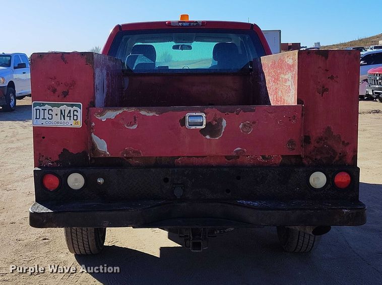 image for item DT0891 2008 Chevrolet Silverado 2500HD Ext. Cab utility bed pickup truck