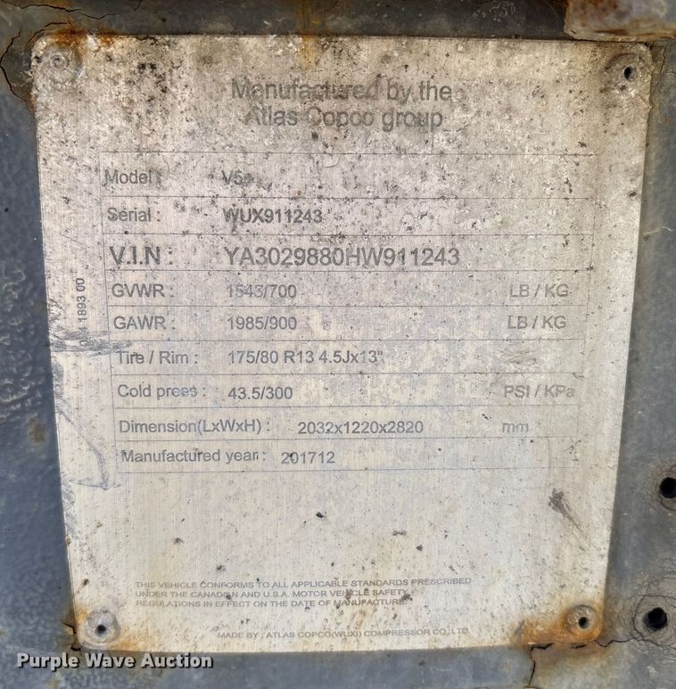 image for item DT2814 (4) Atlas Copco V5+ light plants