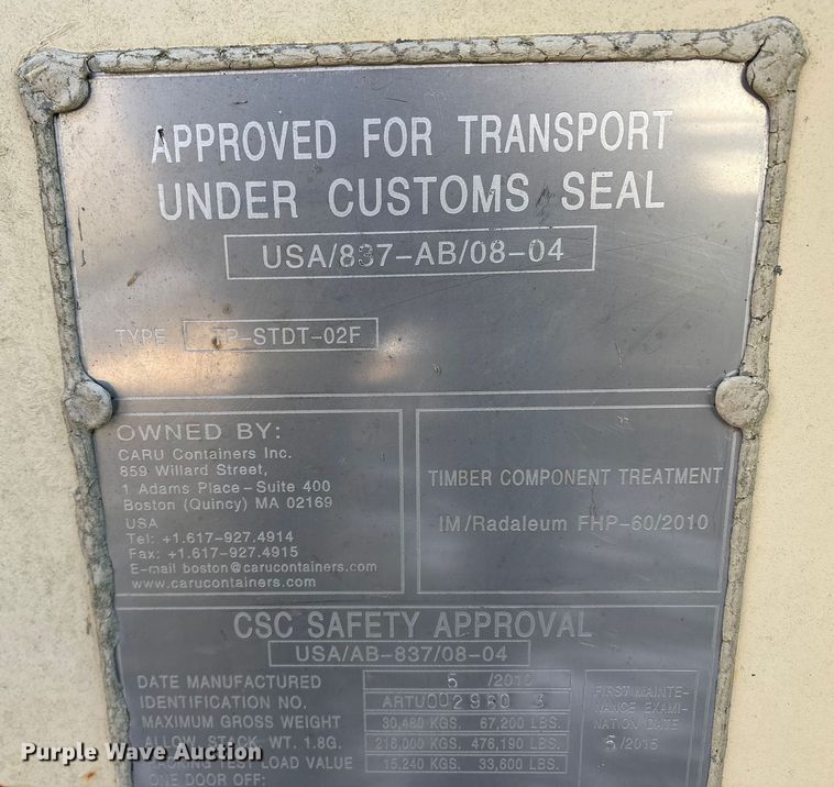 image for item DT2833 2010 mobile laundry container