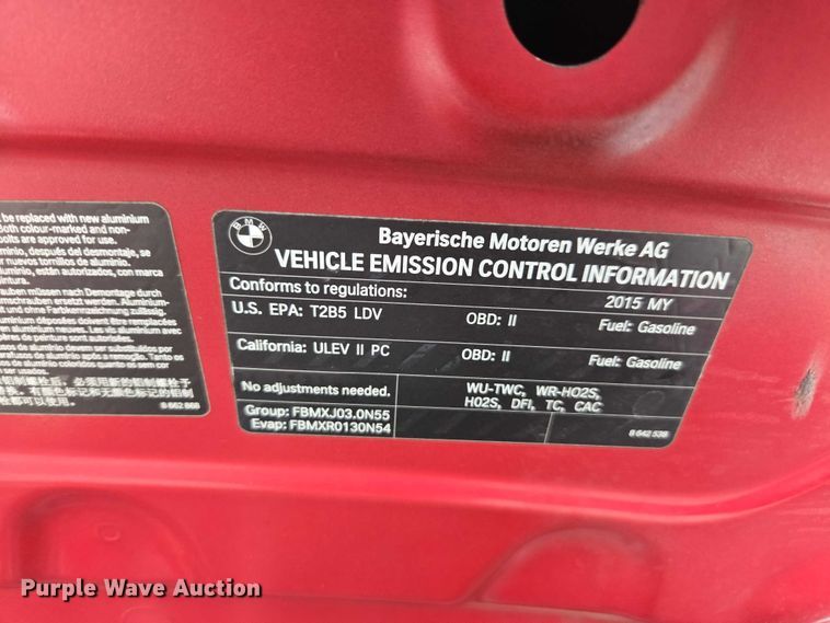 image for item DU2662 2015 BMW 435i convertible