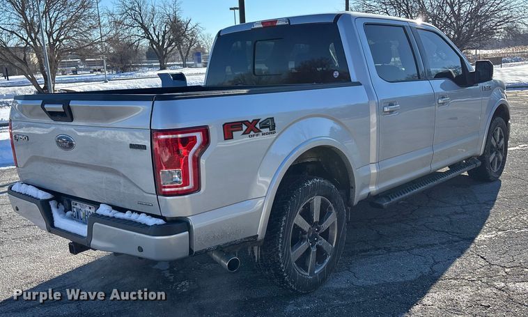 image for item DU6964 2016 Ford F150 Crew Cab pickup truck