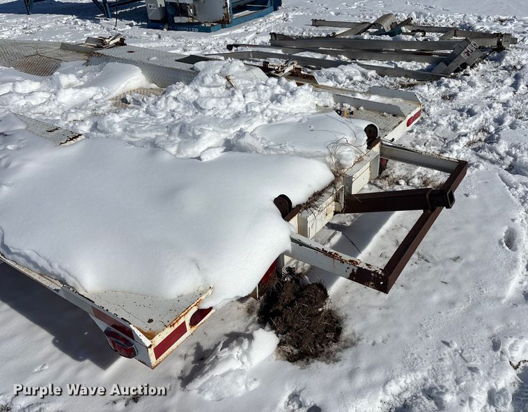 image for item DU6984 1979 Shop built helicopter trailer