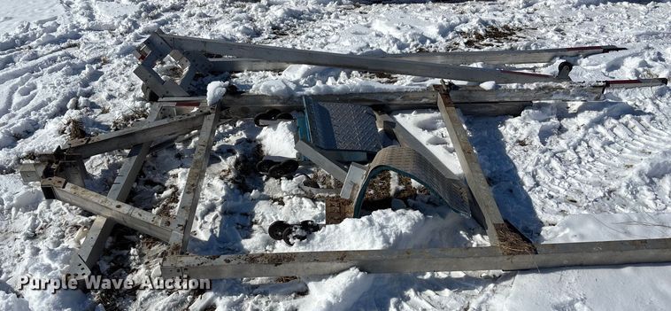 image for item DU6984 1979 Shop built helicopter trailer