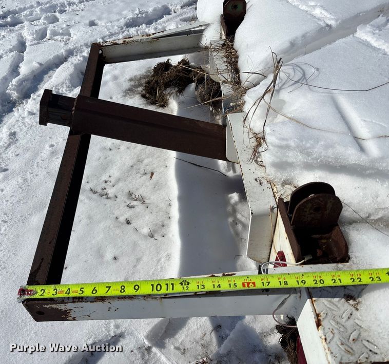 image for item DU6984 1979 Shop built helicopter trailer