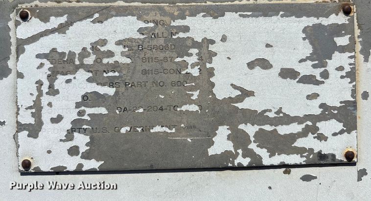 image for item DU6984 1979 Shop built helicopter trailer