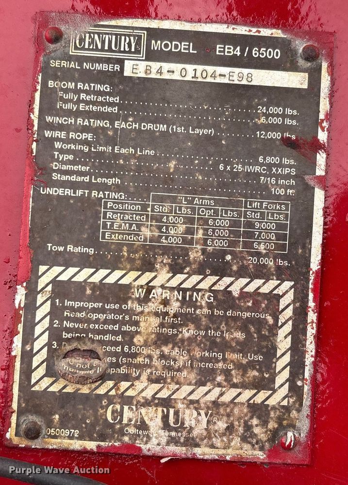 image for item DW7443 2012 Ford F550 XL Super Duty tow truck