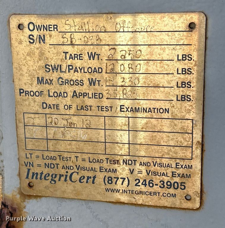 image for item EA7185 2006 CIMC shipping container