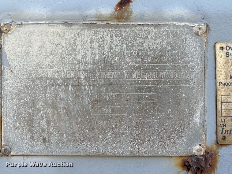 image for item EA7185 2006 CIMC shipping container