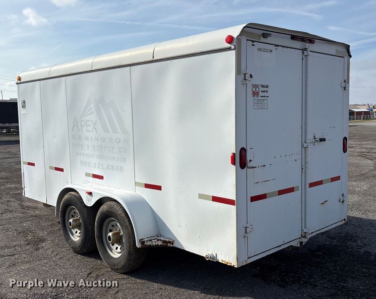 image for item EA7829 2014 W-W enclosed cargo trailer