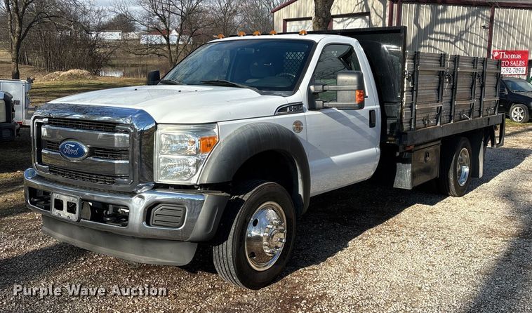 image for item ED2471 2011 Ford F550 Super Duty flatbed truck