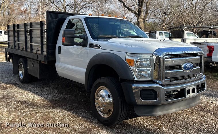 image for item ED2471 2011 Ford F550 Super Duty flatbed truck