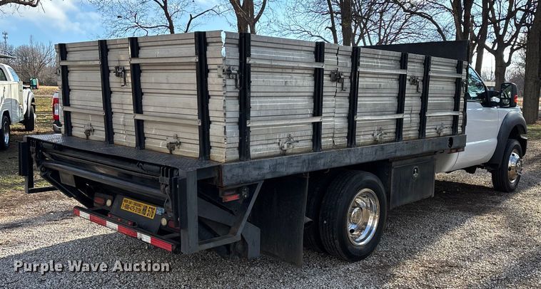 image for item ED2471 2011 Ford F550 Super Duty flatbed truck