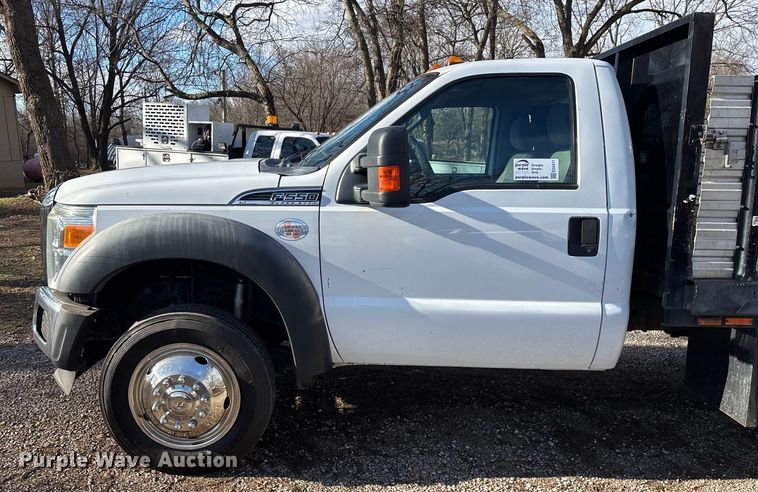 image for item ED2471 2011 Ford F550 Super Duty flatbed truck