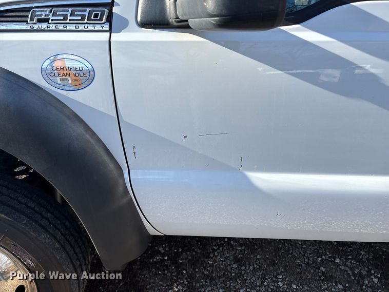 image for item ED2471 2011 Ford F550 Super Duty flatbed truck