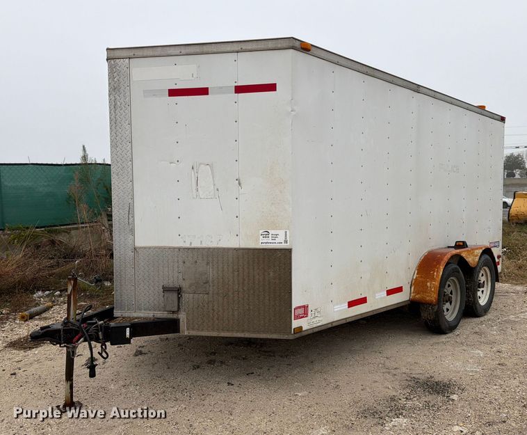 image for item ED5042 2016 Lark United VT714TA enclosed cargo trailer