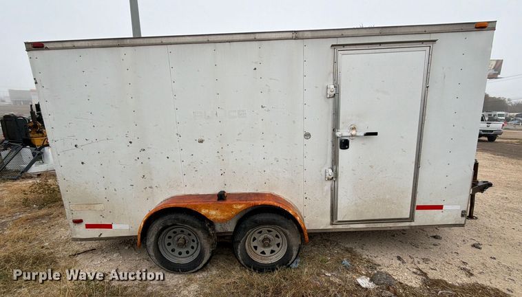 image for item ED5042 2016 Lark United VT714TA enclosed cargo trailer