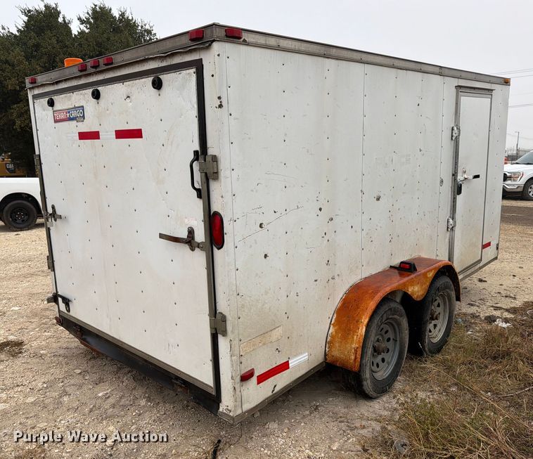 image for item ED5042 2016 Lark United VT714TA enclosed cargo trailer