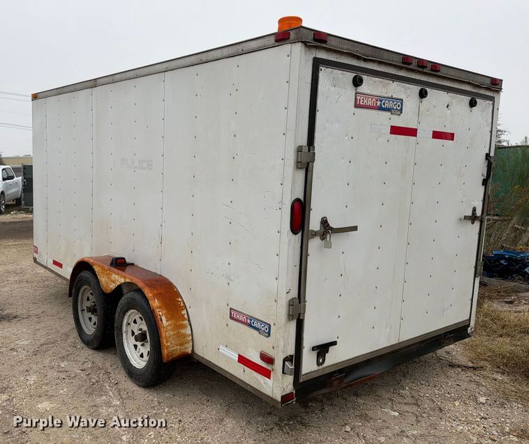 image for item ED5042 2016 Lark United VT714TA enclosed cargo trailer