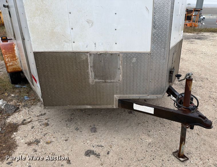 image for item ED5042 2016 Lark United VT714TA enclosed cargo trailer