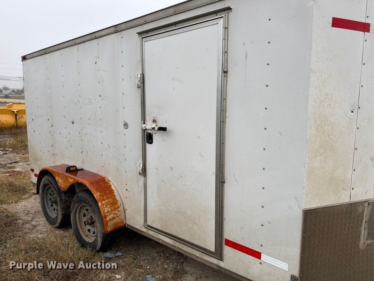 image for item ED5042 2016 Lark United VT714TA enclosed cargo trailer