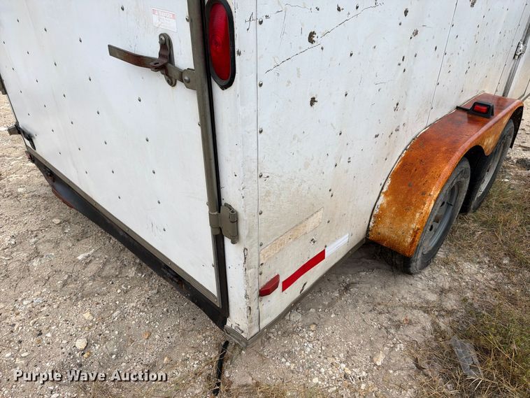 image for item ED5042 2016 Lark United VT714TA enclosed cargo trailer