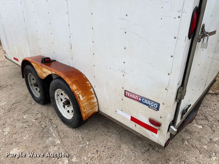 image for item ED5042 2016 Lark United VT714TA enclosed cargo trailer